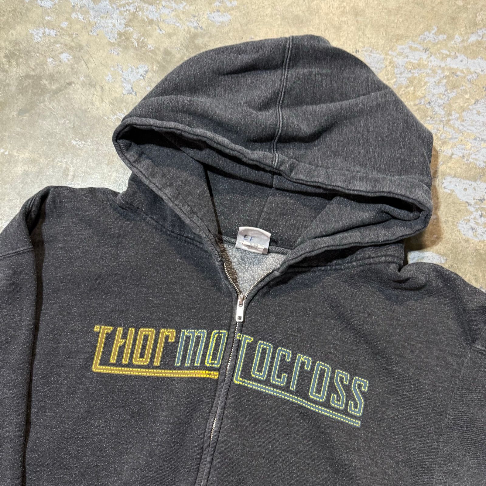 Vintage Vintage Y2K Thor Motocross Zip Up Hoodie XL Size US XL / EU 56 / 4 - 1 Thumbnail