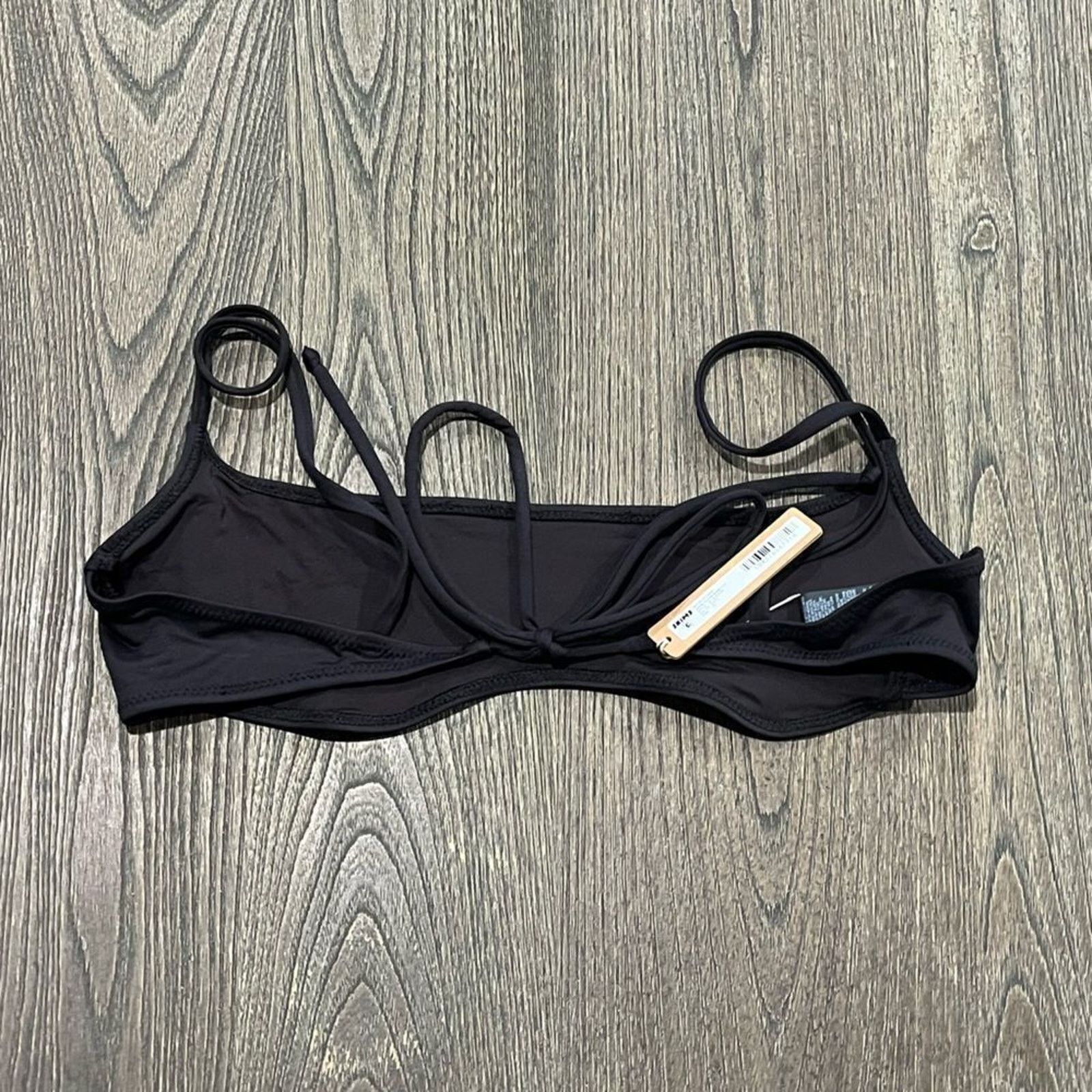 SKIMS NWT Recycled Swim Micro Scoop Bikini Top Tie Back Non SizeXL Size ONE SIZE - 2 Thumbnail