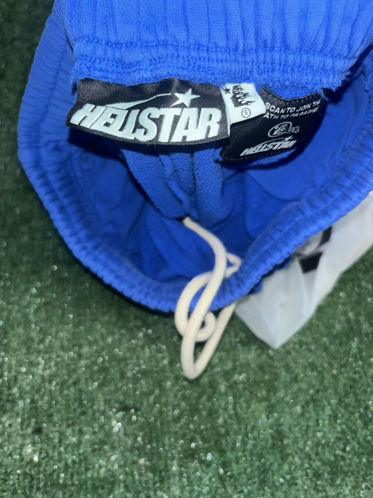 HELLSTAR Hellstar Blue White Flame Shorts Size US 28 / EU 44 - 4 Thumbnail