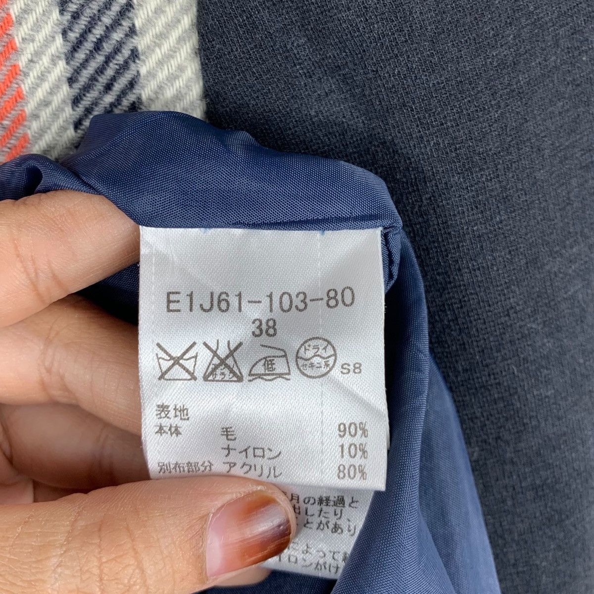 Burberry BURBERRY England Blue Label Designer Check Dress Long Sleeve Size S / US 4 / IT 40 - 5 Thumbnail