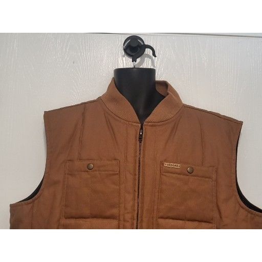 New England Outerwear Skoops NYC Traditional Duck Sleeveless Vest Men Sz 3XL Brown Size US XXL / EU 58 / 5 - 2 Thumbnail