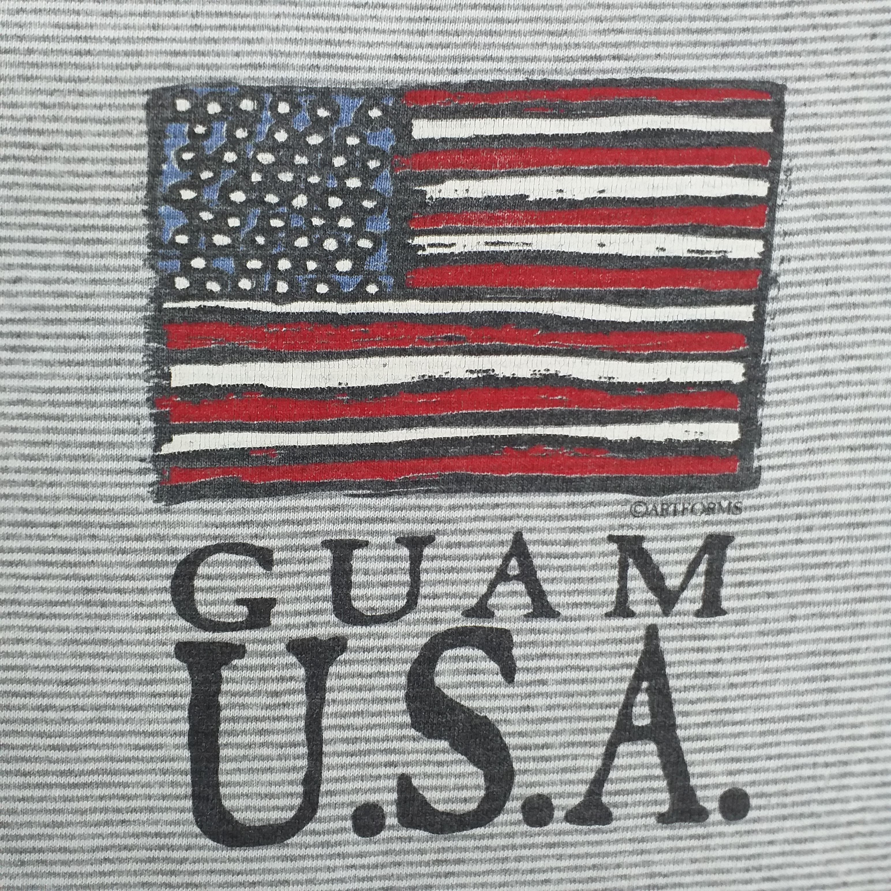 Vintage Vintage 90s GUAM USA Medium T Shirt -G010 Size US M / EU 48-50 / 2 - 3 Thumbnail