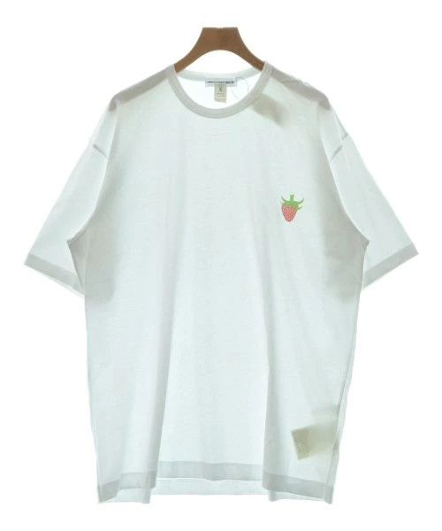 Comme des Garcons SHIRT T-Shirts Cotton Short Sleeve Plain Crewneck White Size US XL / EU 56 / 4 - 1 Thumbnail