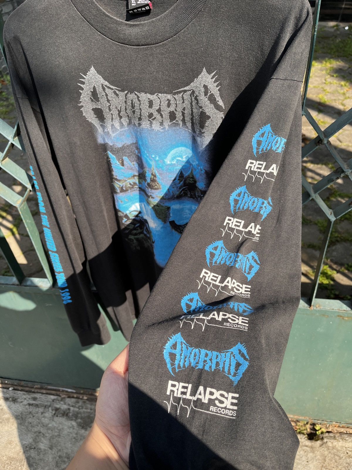 Band Tees Vintage 1994 Amorphis Tales From The United States Tour LS Size US XL / EU 56 / 4 - 3 Thumbnail