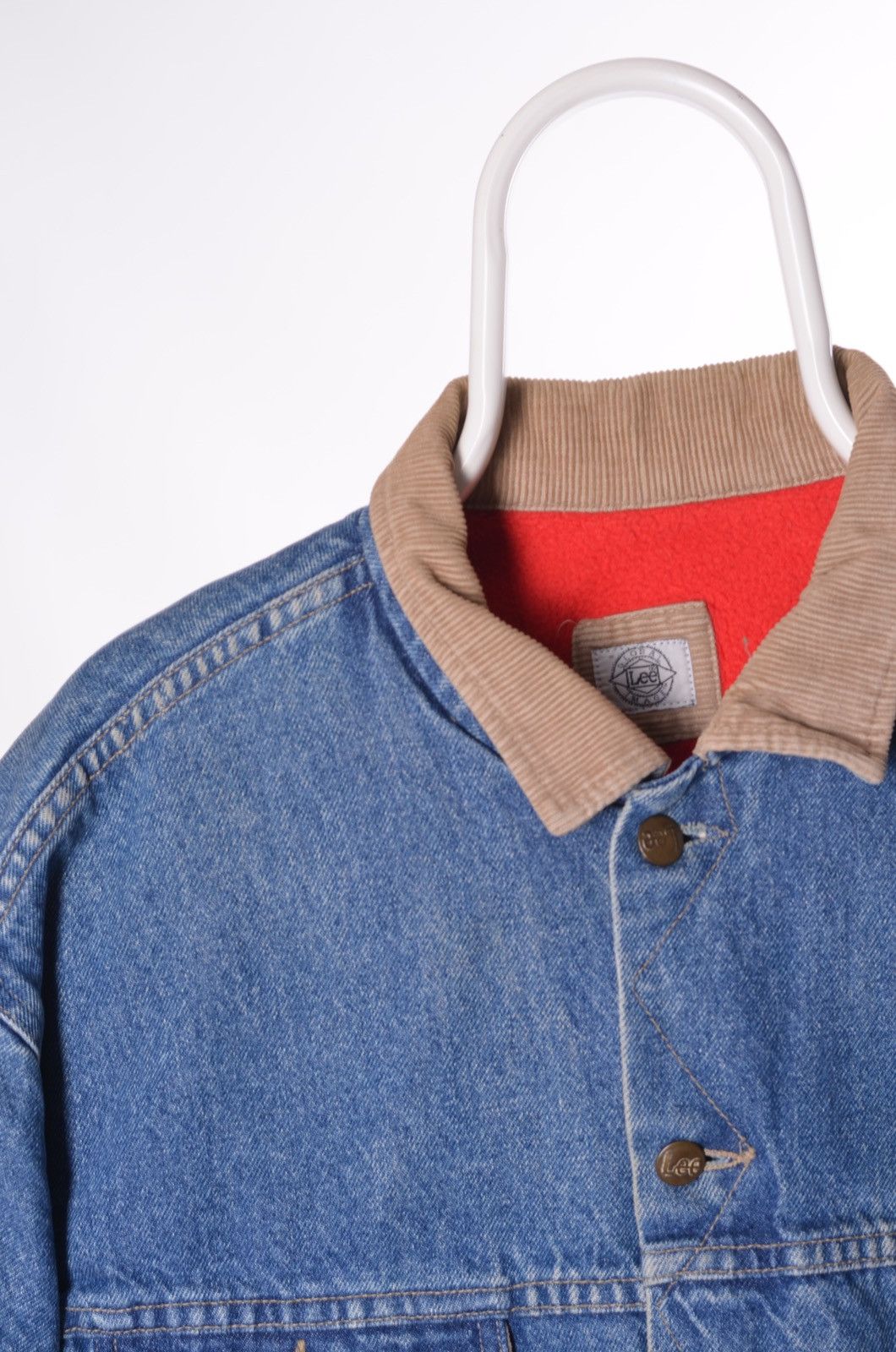 Lee 90s Lee Global Image Lined Denim Jacket fits XL-XXL Size US XL / EU 56 / 4 - 2 Thumbnail