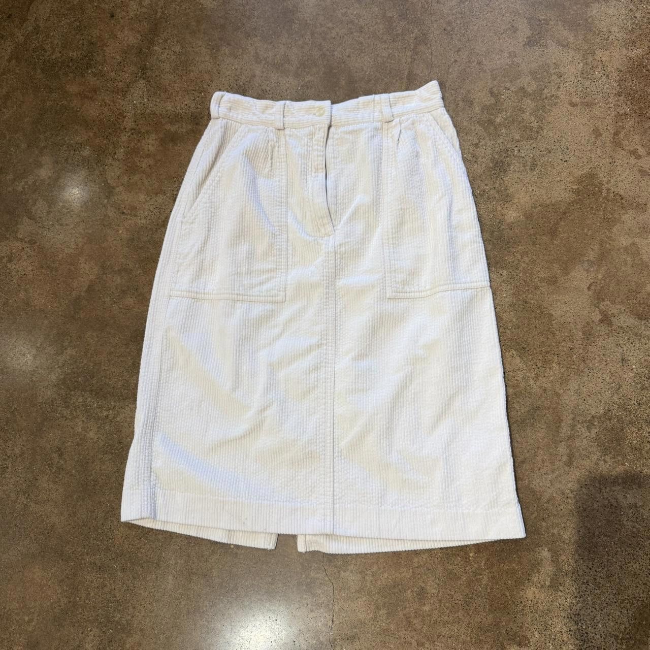 Designer Women's White Skirt Size 34" / US 12 / IT 48 - 2 Thumbnail