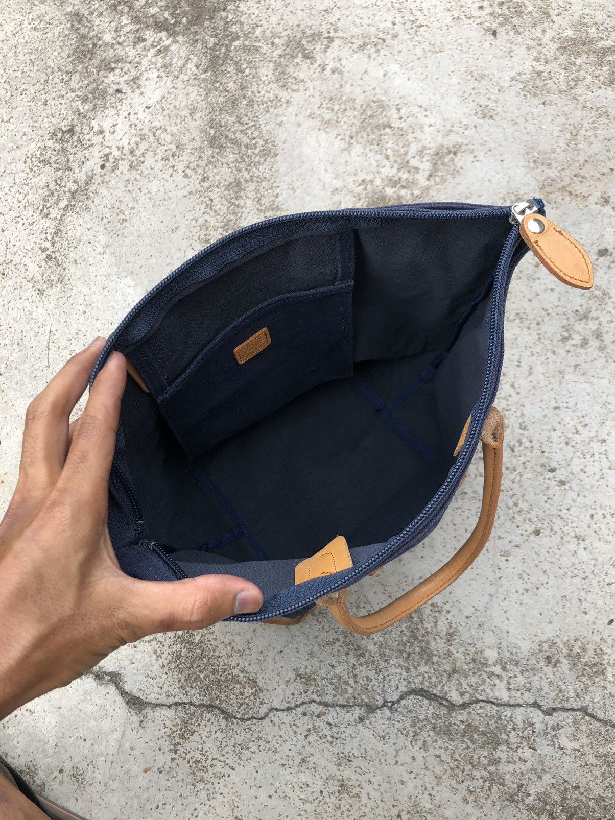 Other LEATHER HANDLE CANVAS TOTEBAG BY KID'S KITAMURA Size ONE SIZE - 5 Thumbnail