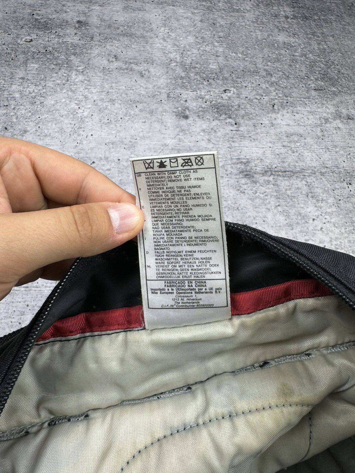Nike × Vintage Vintage Nike 90’s Y2K Swoosh Logo Drill Archive Backpack Bag Size ONE SIZE - 19 Thumbnail