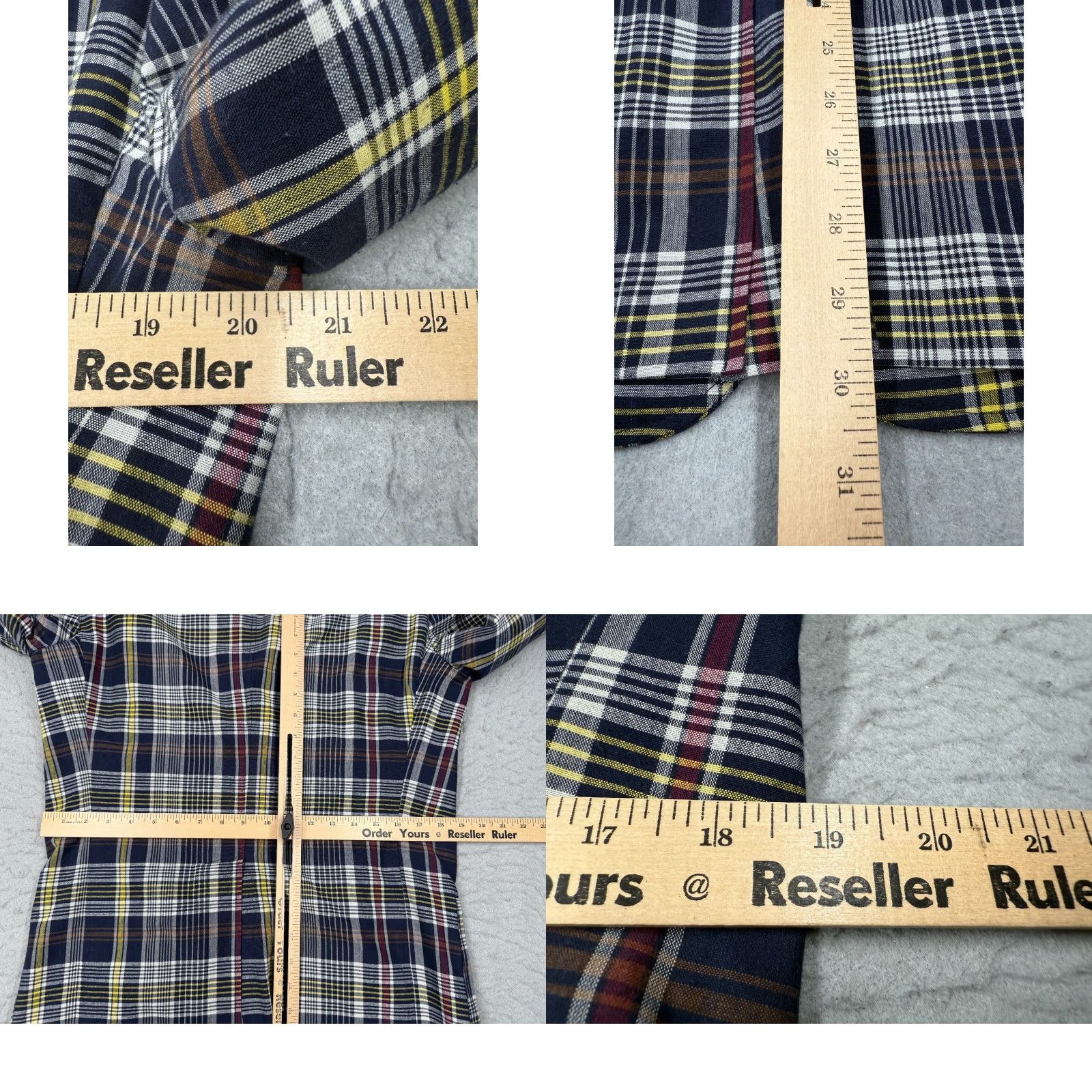 Polo Ralph Lauren Vintage Polo Ralph Lauren Sport Coat Jacket Men Small Blue Plaid Wool 3-Button Classic Size US S / EU 44-46 / 1 - 8 Thumbnail