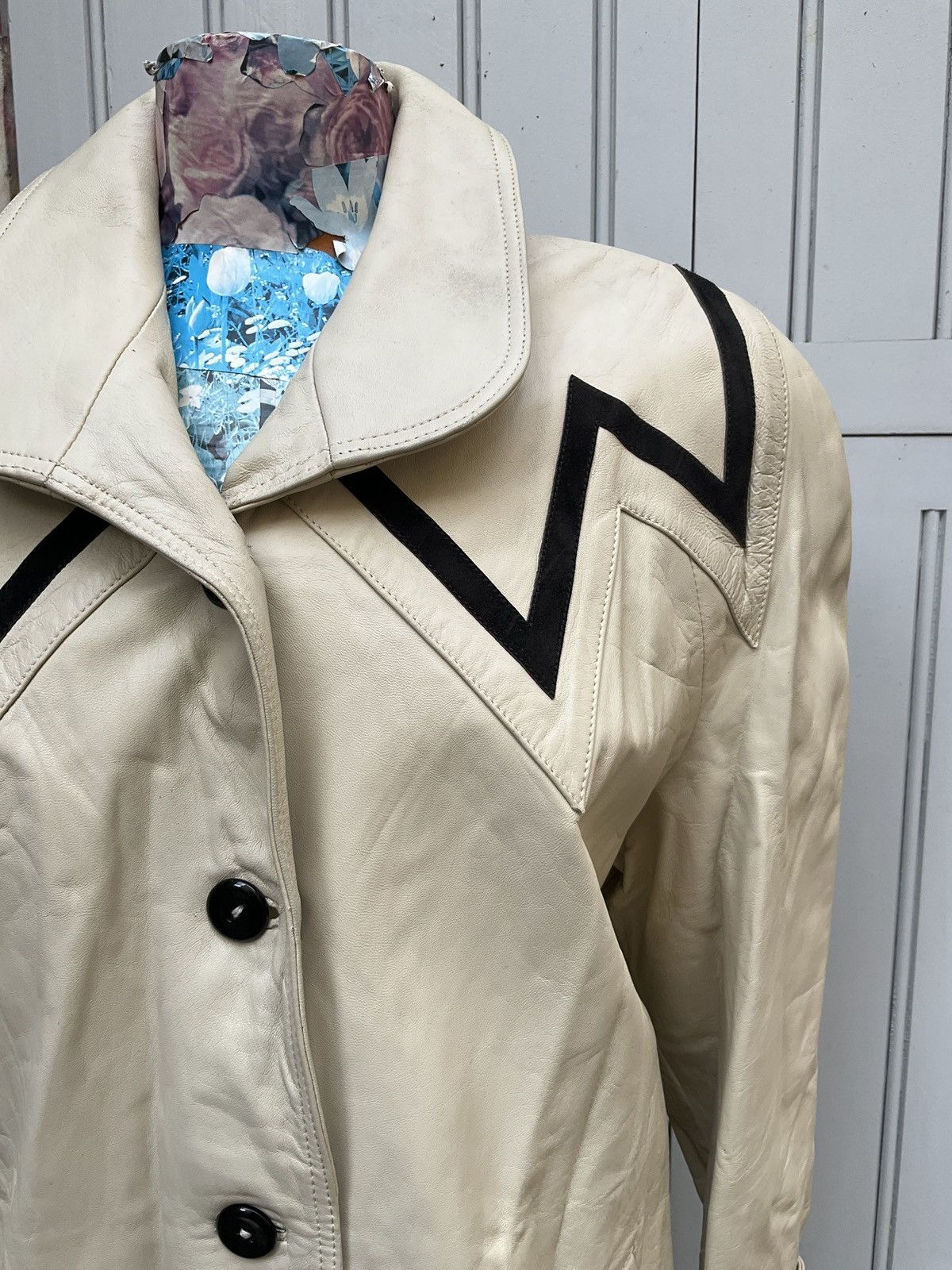 Vintage 70s leather jacket Size XXL / US 16-18 / IT 52-54 - 7 Thumbnail