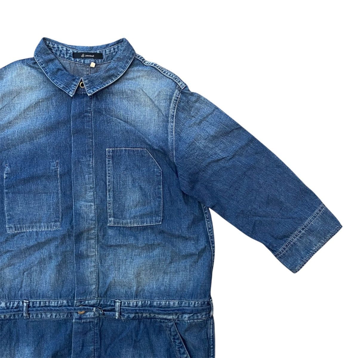Johnbull Johnbull Japanese Denim Oversized Dress - Rare Vintage Look Size S / US 4 / IT 40 - 5 Thumbnail