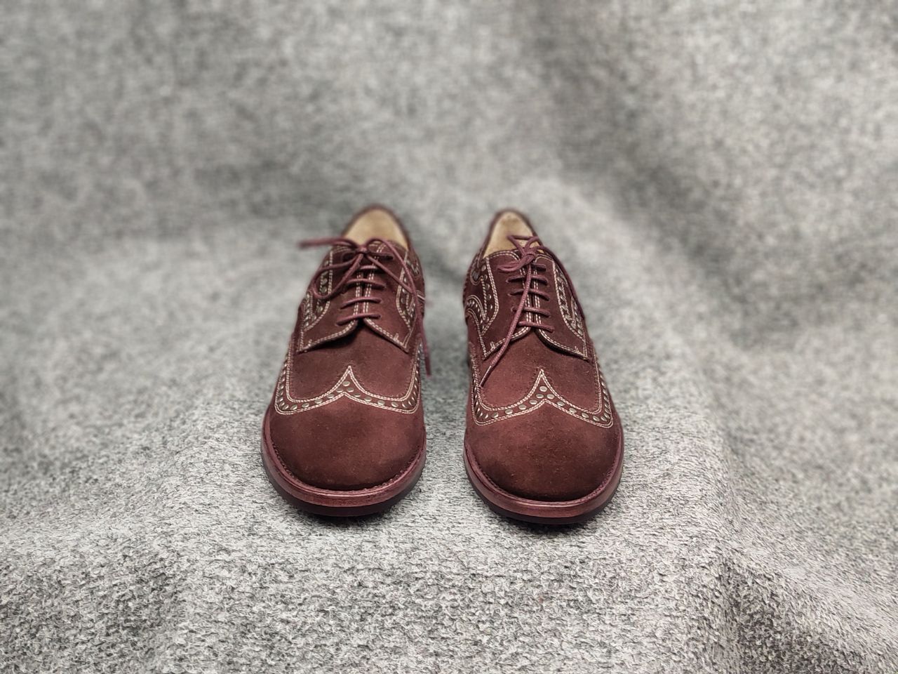 Jean Baptiste Rautureau Rare Jean Baptiste Rautureau suede leather Brogues Shoes Size US 7 / EU 40 - 7 Thumbnail