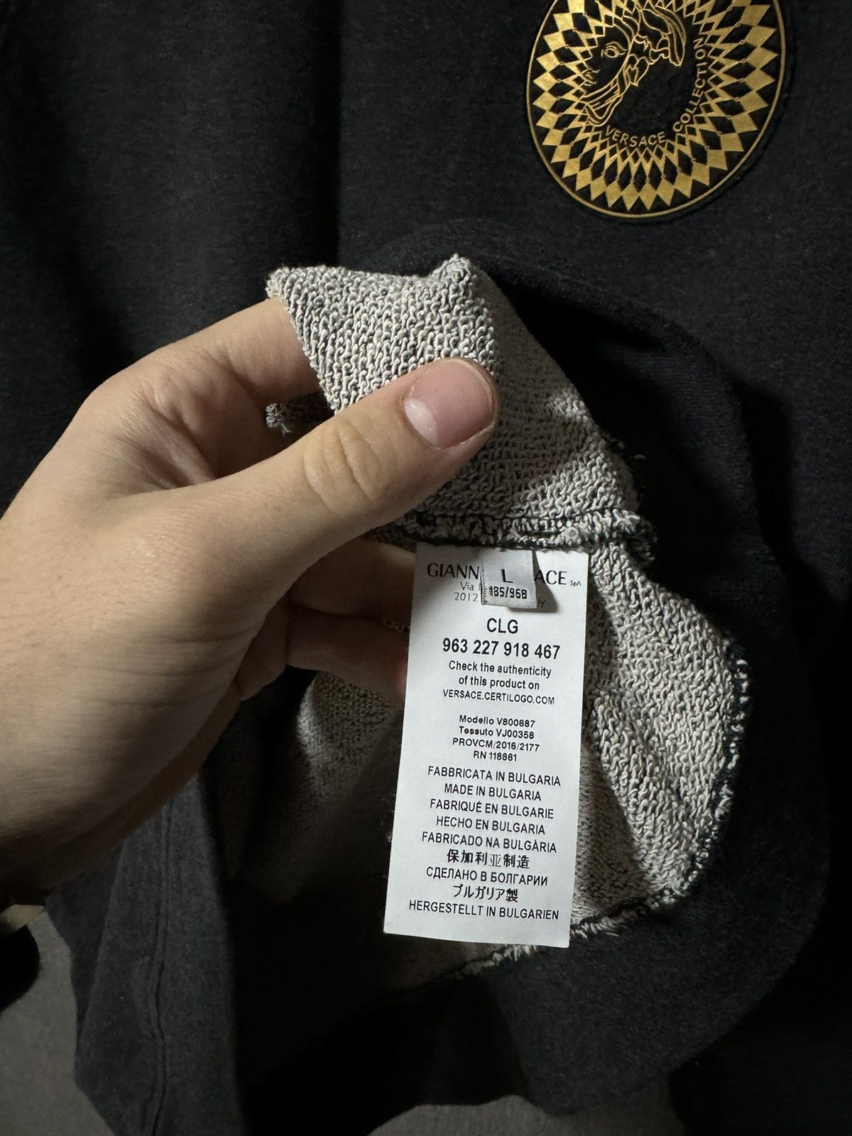 Versace Versace Collection Luxury Sweatshirt Size US L / EU 52-54 / 3 - 5 Thumbnail