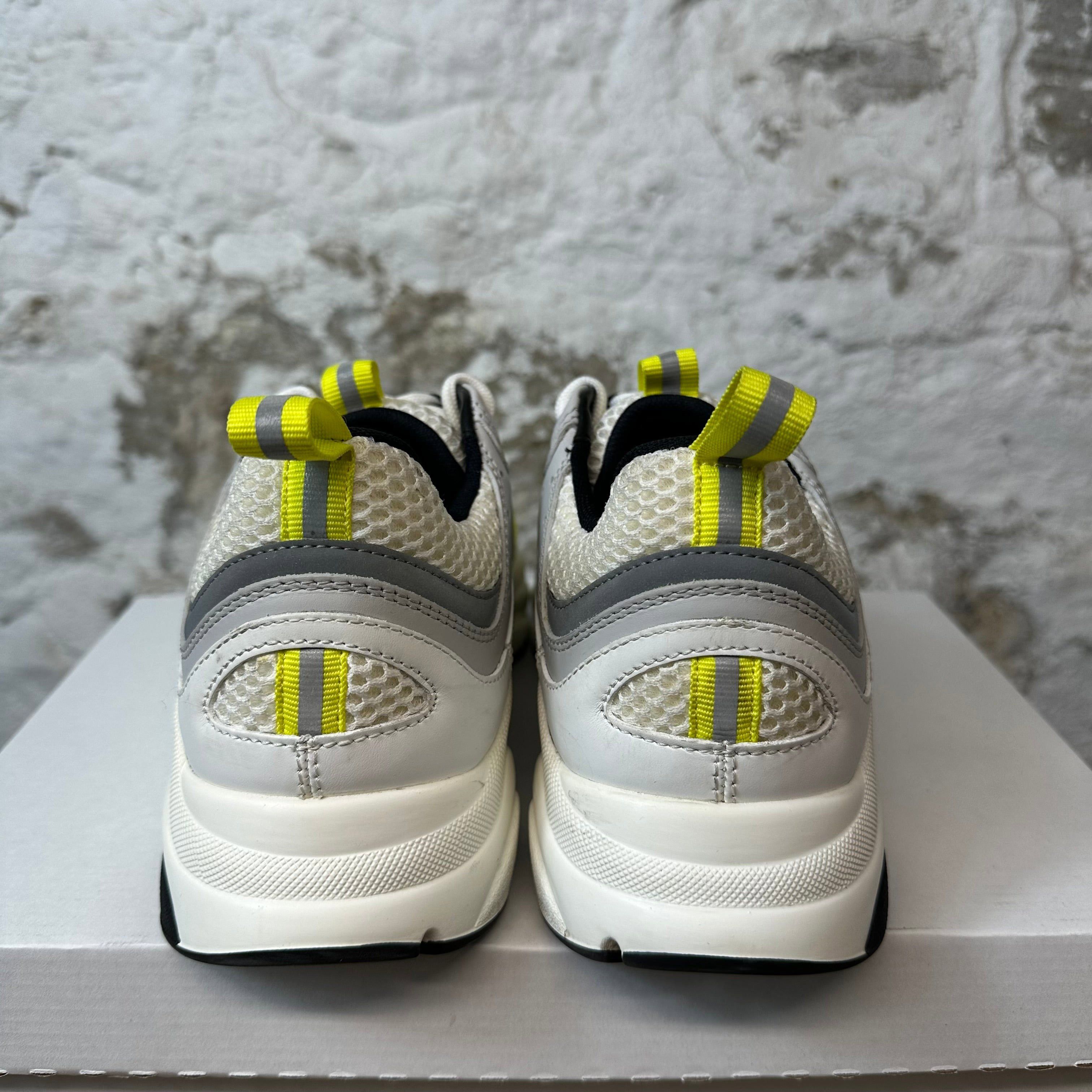 Dior Dior B22 Yellow Gray White Sneaker Sz 7 (40) Size US 7 / EU 40 - 6 Thumbnail