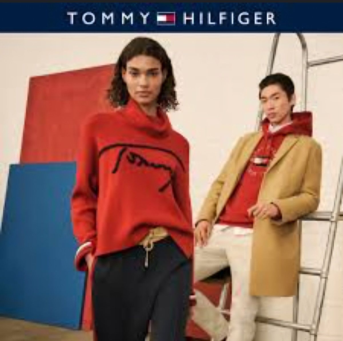 Designer × Tommy Hilfiger TOMMY HILFIGER Burgundy Relaxed Turtleneck Sweater Size XS / US 0-2 / IT 36-38 - 1 Thumbnail