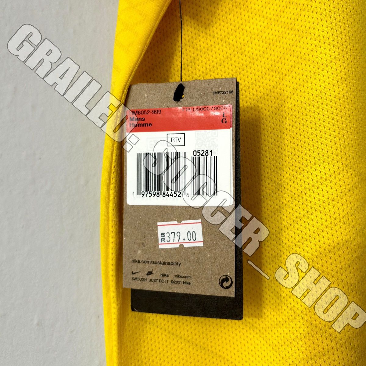 Nike NEW 2023 2024 Al Nassr Ronaldo Nike Home Kit Soccer Jersey L Size US L / EU 52-54 / 3 - 11 Thumbnail