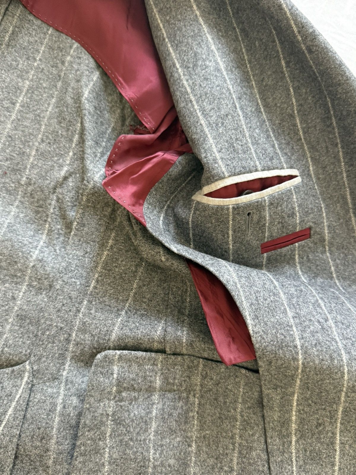 Brunello Cucinelli Brunello cucinelli pin stripe blazer Size 48S - 5 Thumbnail