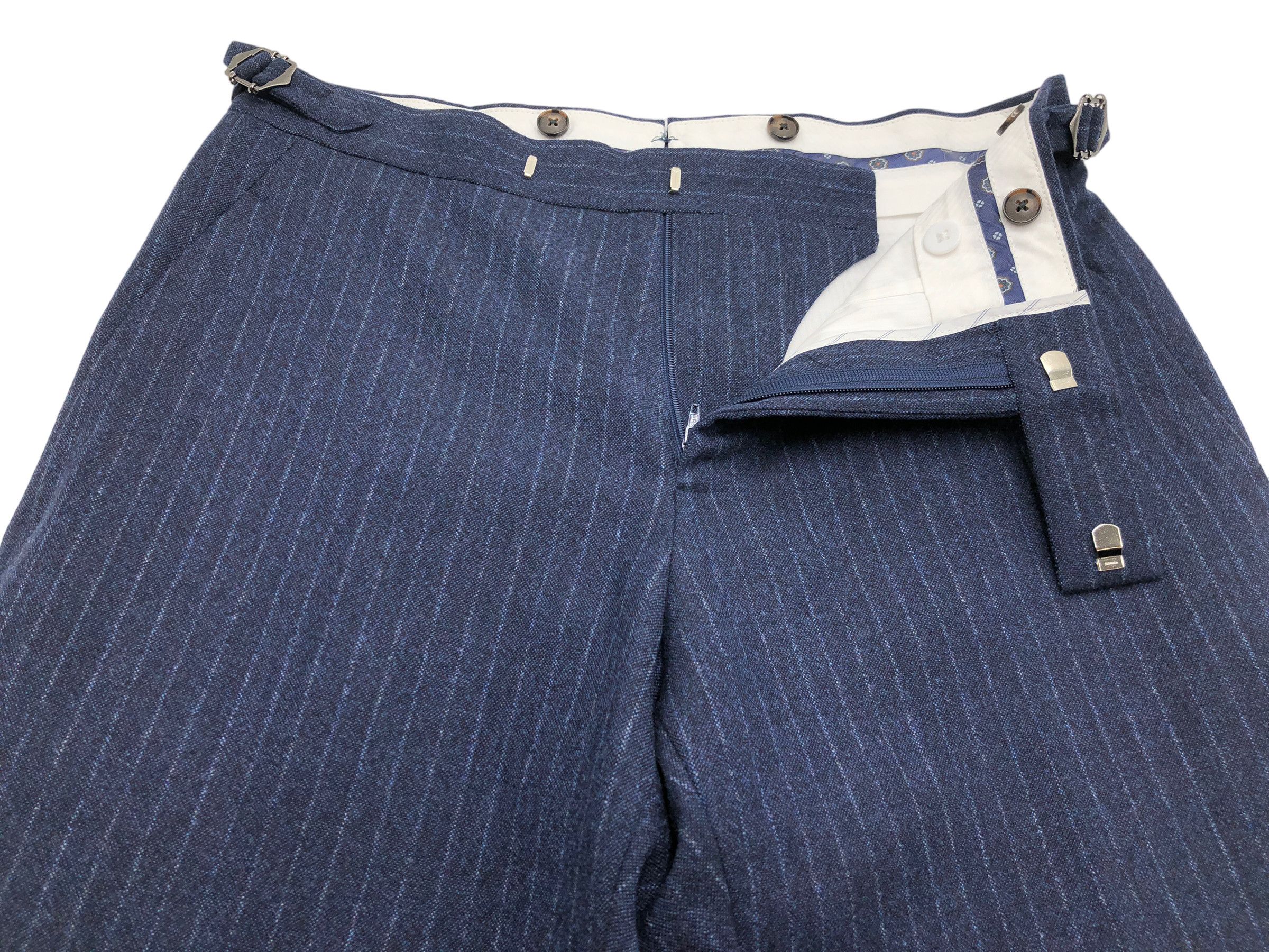 Suitsupply Havana Wide Lapel Wool Formal Suit EU:44; UK/US 34 - W28 L32 Size 34R - 8 Thumbnail