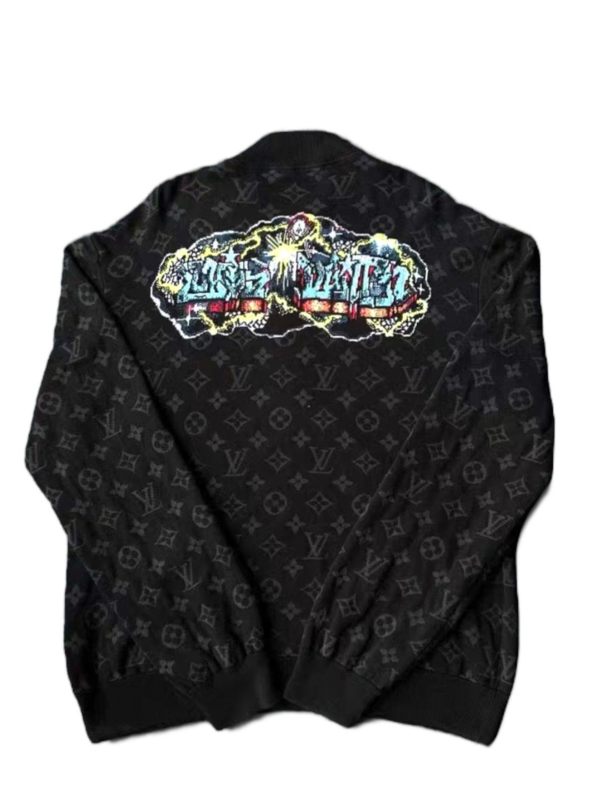 Louis Vuitton LOUIS VUITTON M Graffiti Monogram Zipup Long Sleeve Jacket Size US M / EU 48-50 / 2 - 3 Thumbnail