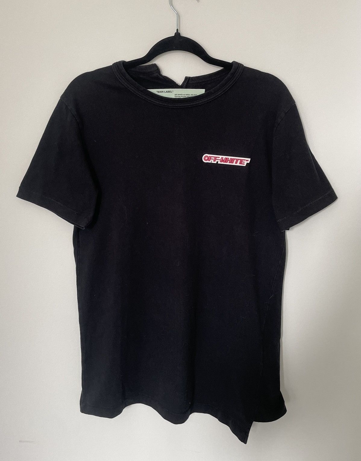 Off-White Off White Logo T-Shirt “Temperature” / Black Size US XS / EU 42 / 0 - 1 Thumbnail