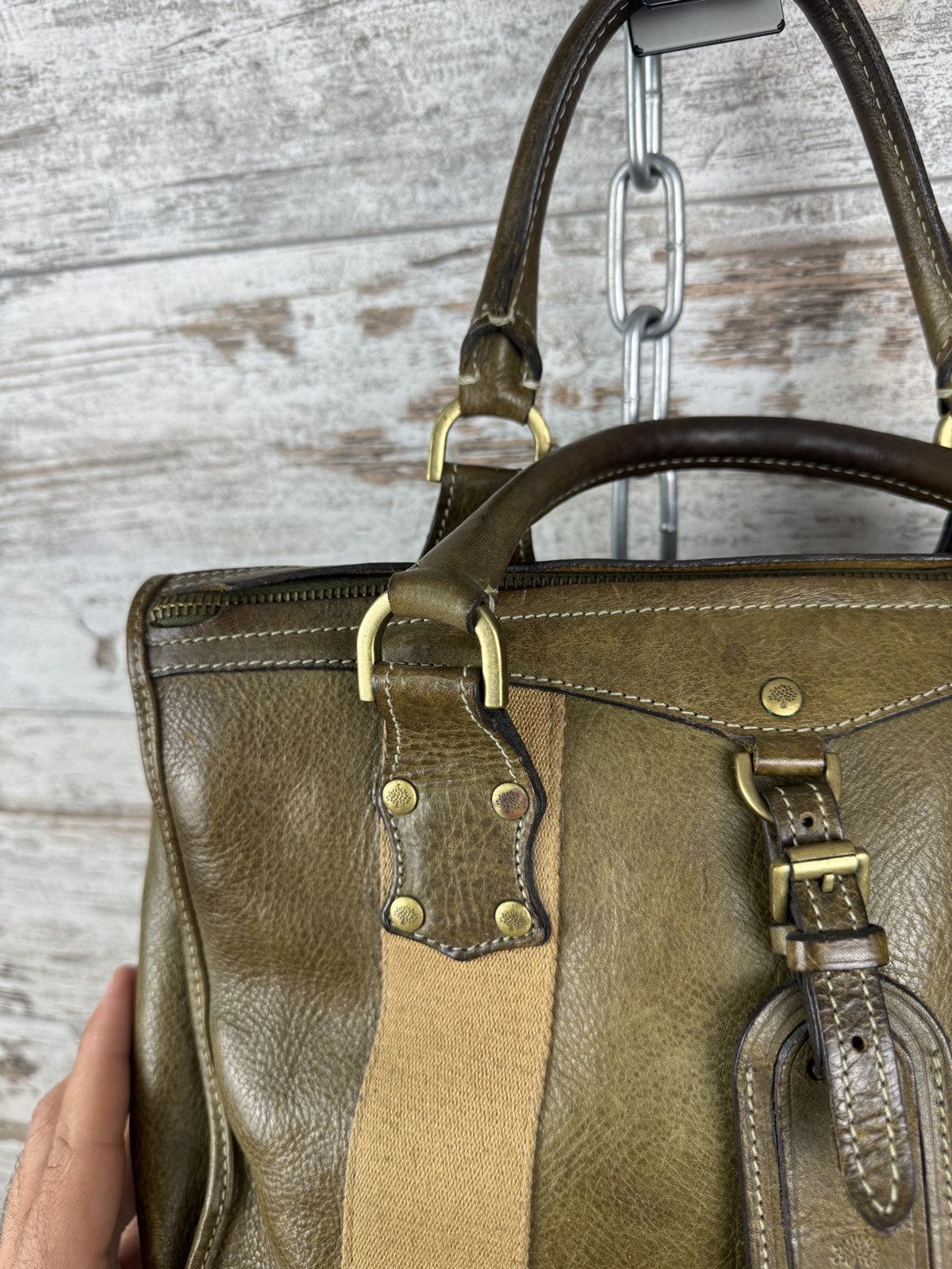 Mulberry × Vintage Women’s Mulberry bag luxury leather tote Alice Size ONE SIZE - 9 Thumbnail