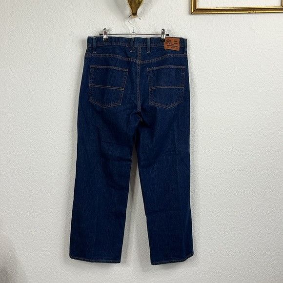 Ralph Lauren Ralph Lauren Brixton Dark Blue Relaxed Men's Jeans Size US 34 / EU 50 - 4 Thumbnail
