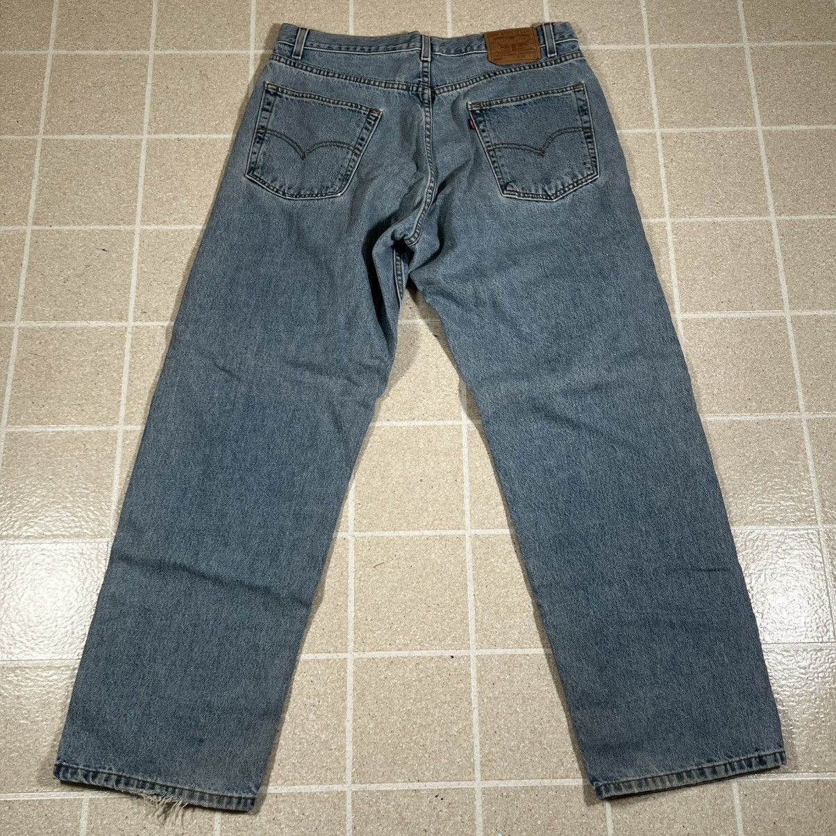 Levi's Vtg Levi's 569 Loose Straight Jeans 34x32 Light Wash Denim Size US 34 / EU 50 - 1 Thumbnail