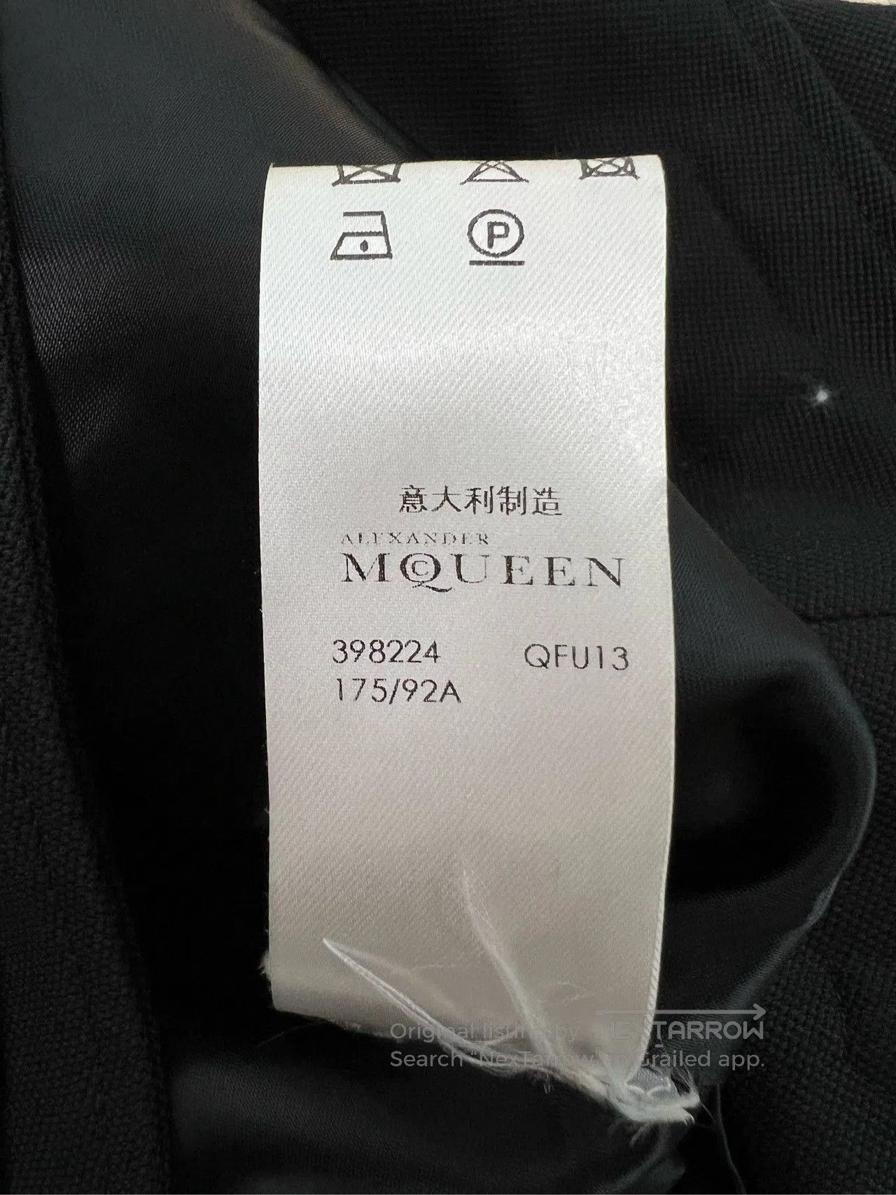 Alexander McQueen Alexander McQueen Rhinestone Haute Couture Jacket. Size US M / EU 48-50 / 2 - 5 Thumbnail