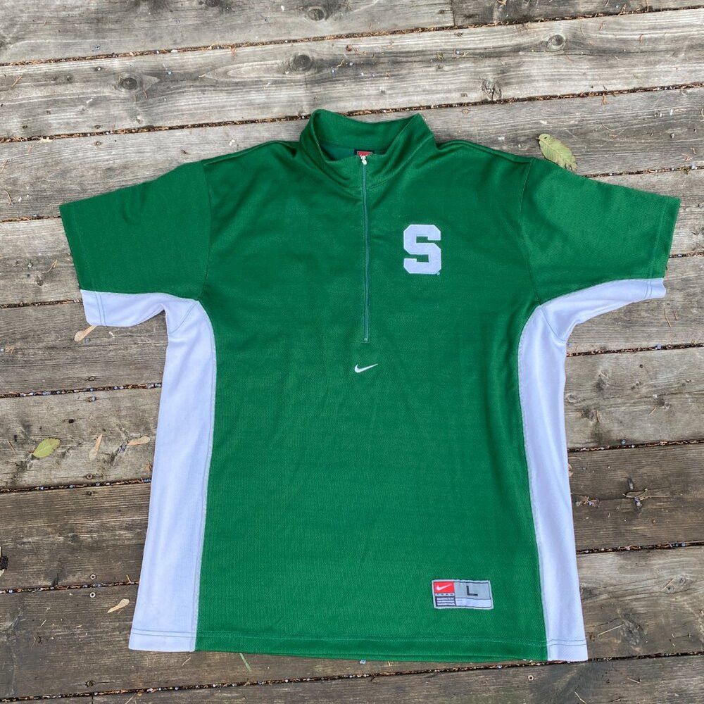 Nike Vintage Nike Center Swoosh Michigan State Jersey T Shirt Gr Size US L / EU 52-54 / 3 - 8 Thumbnail