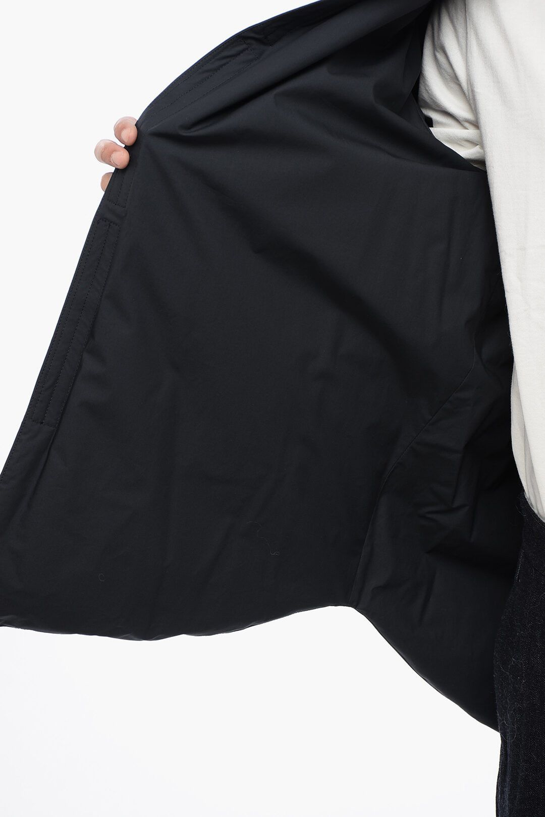 Jil Sander og1mm0625 Strap Closure Down Jacket in Black Size US M / EU 48-50 / 2 - 5 Thumbnail
