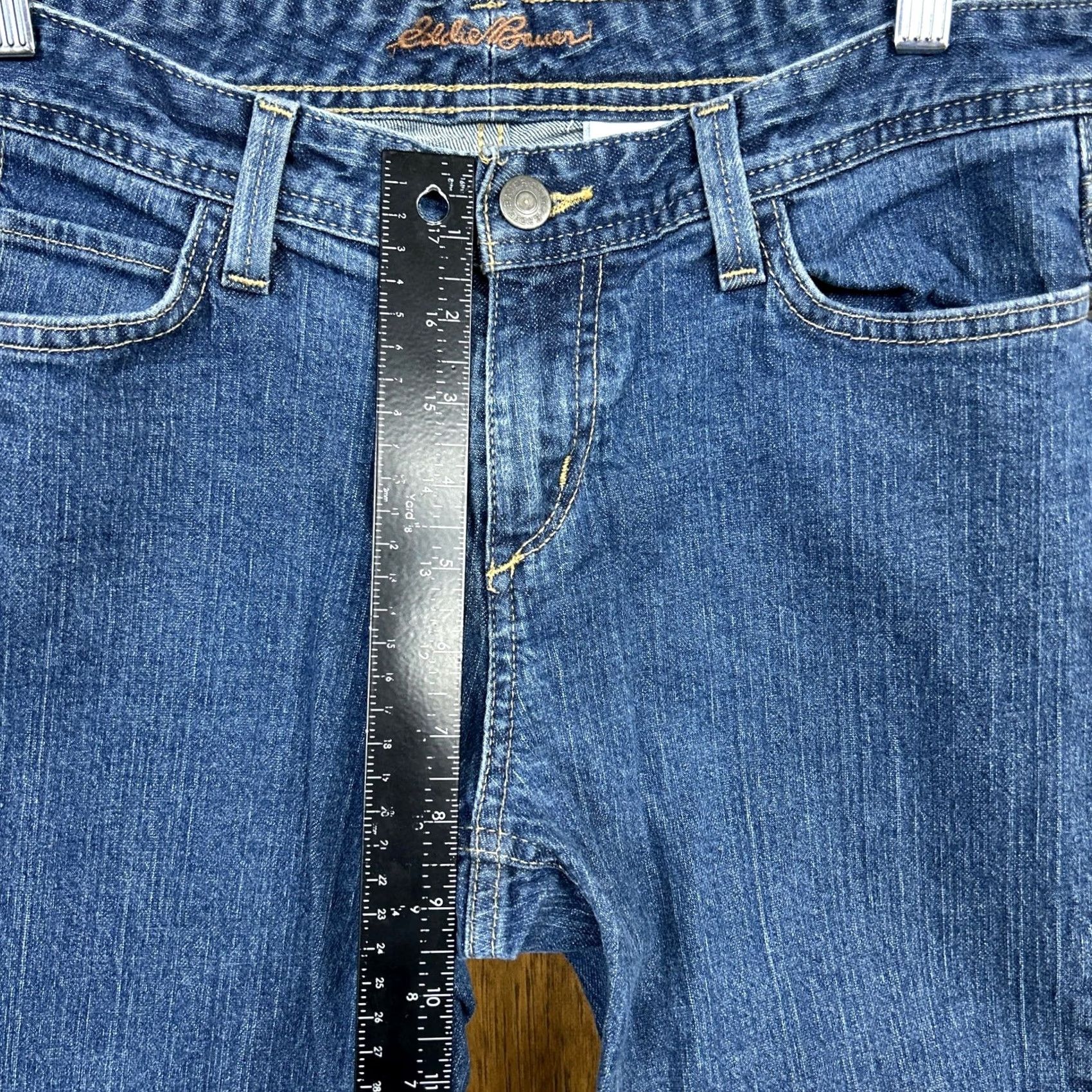 Eddie Bauer Eddie Bauer Womens Jeans Blue Denim Mid Rise Classic Fit Cotton Spandex 6 Jeans Size 28" / US 6 / IT 42 - 7 Thumbnail