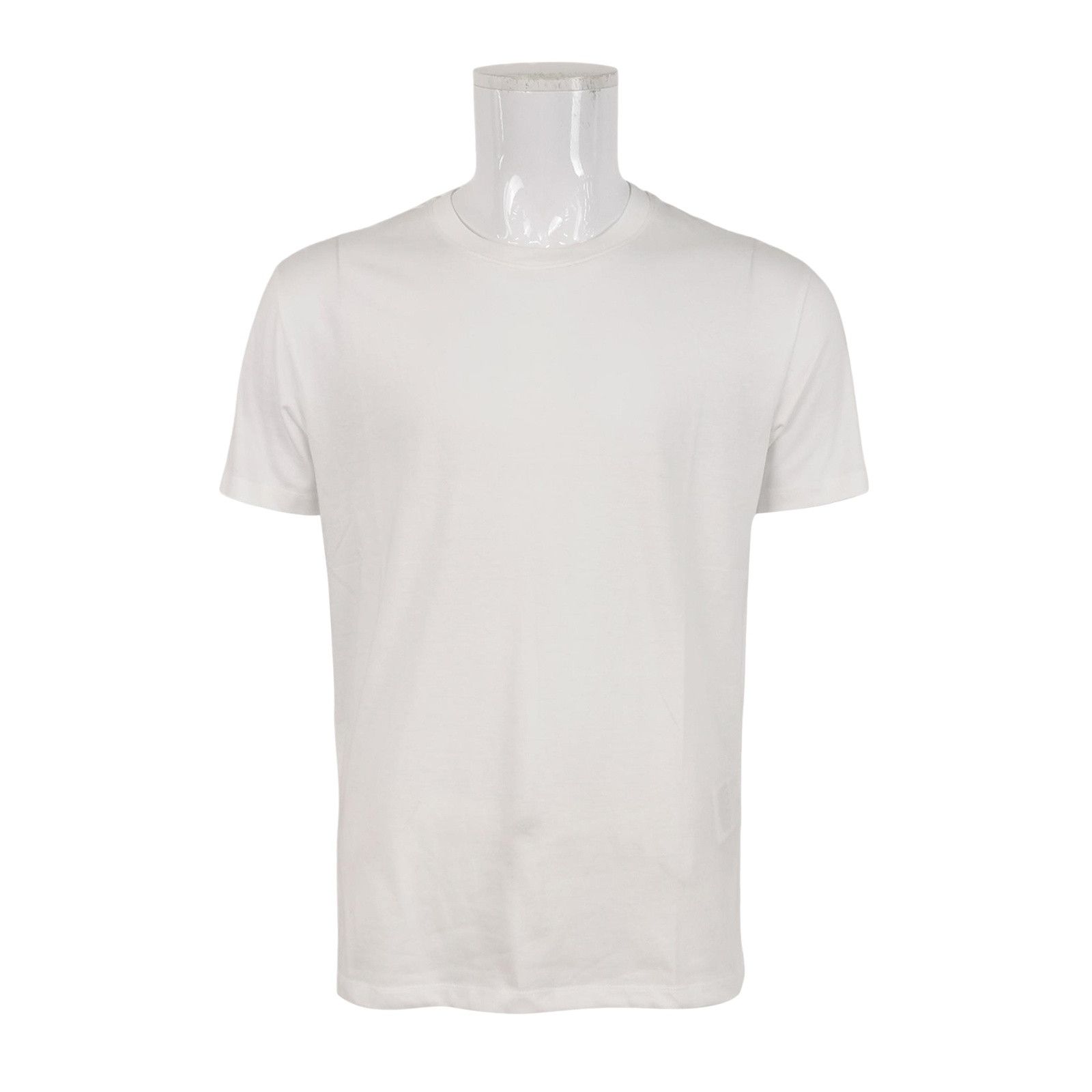 Valentino Valentino White Cotton Crewneck T-Shirt Size M Size US M / EU 48-50 / 2 - 1 Thumbnail
