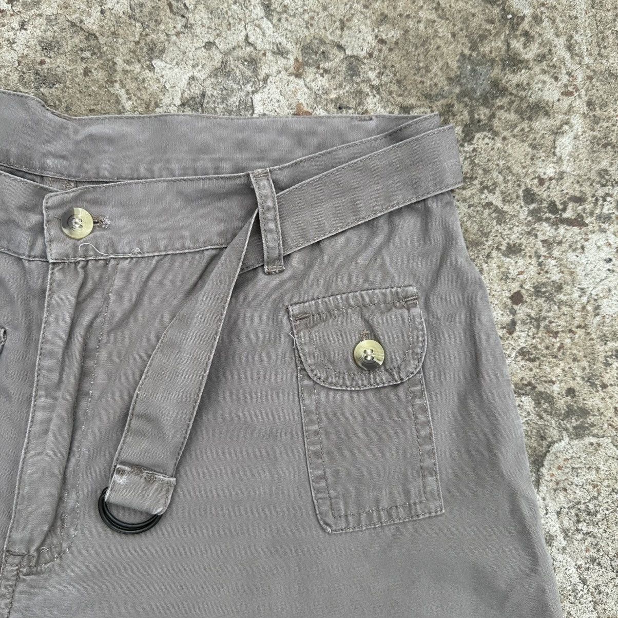 If Six Was Nine Vintage Multi Pocket Shorts Grunge Avantgarde Y2K 00/s Hype Size 27" / US 4 / IT 40 - 4 Thumbnail