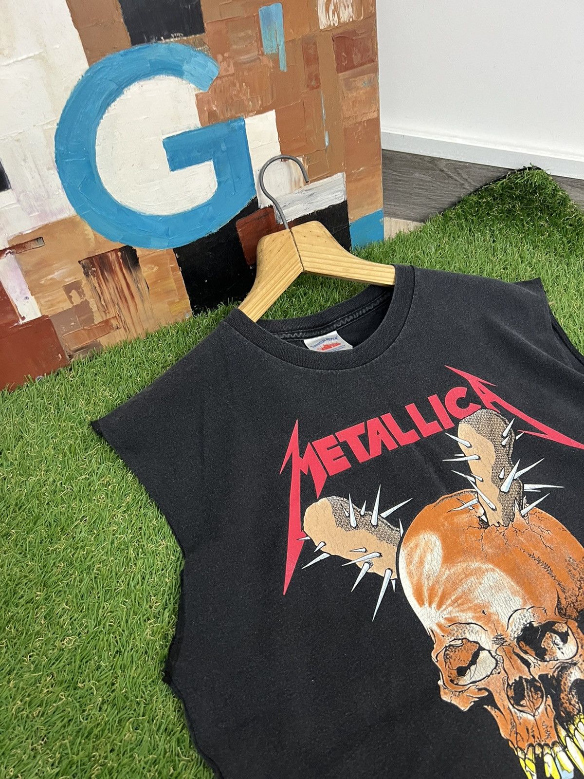 Band Tees Vintage 1994 Metallica Pushead Band Tee Size US XXL / EU 58 / 5 - 2 Thumbnail
