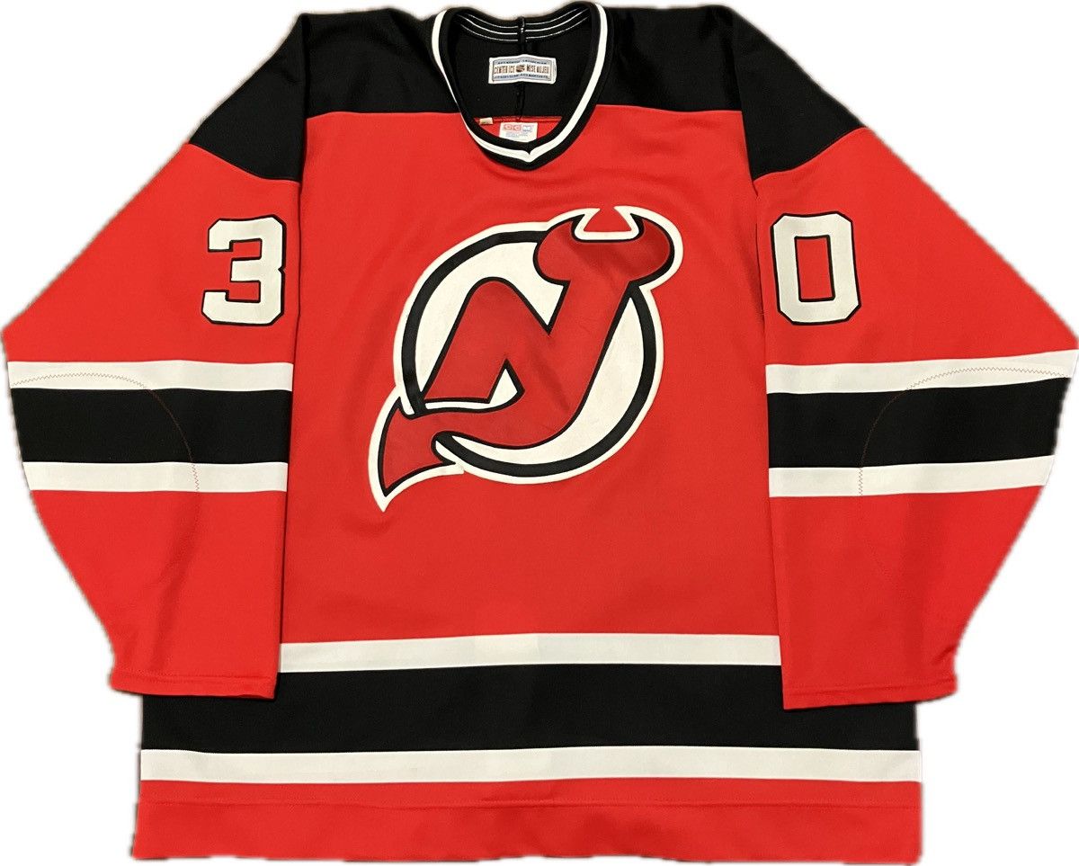 image of New Jersey Devils Ccm Center-Ice Authentic Nhl Hockey Jersey, Men's (Size Large)