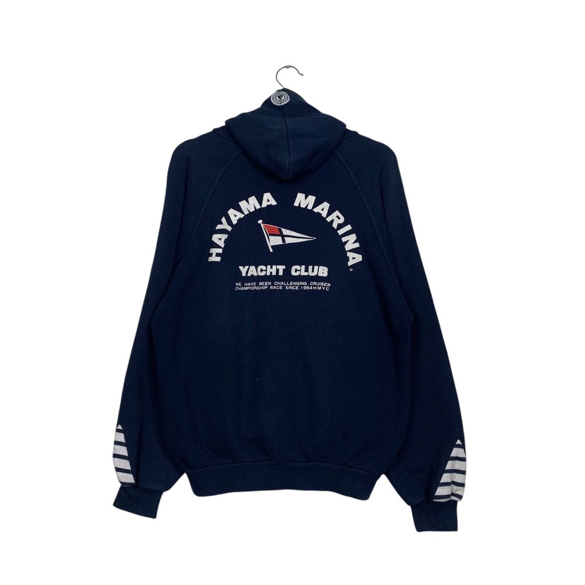 Japanese Brand HAYAMA MARINA Yacht Club Varsity Hoodies #2234-C99 Size US M / EU 48-50 / 2 - 9 Thumbnail