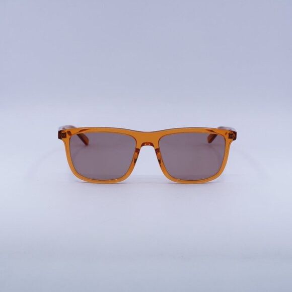 Saint Laurent Paris Saint Laurent SL501 005 Sunglasses Transparent Orange Square Size ONE SIZE - 2 Thumbnail