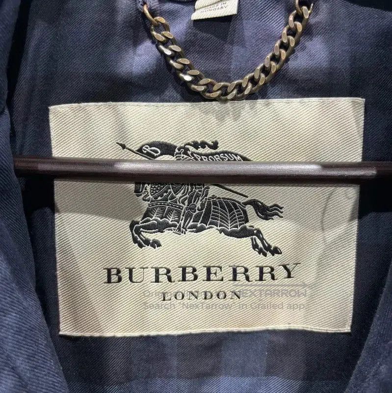 Burberry Burberry Men's Navy Cotton Coat. Size US M / EU 48-50 / 2 - 4 Thumbnail