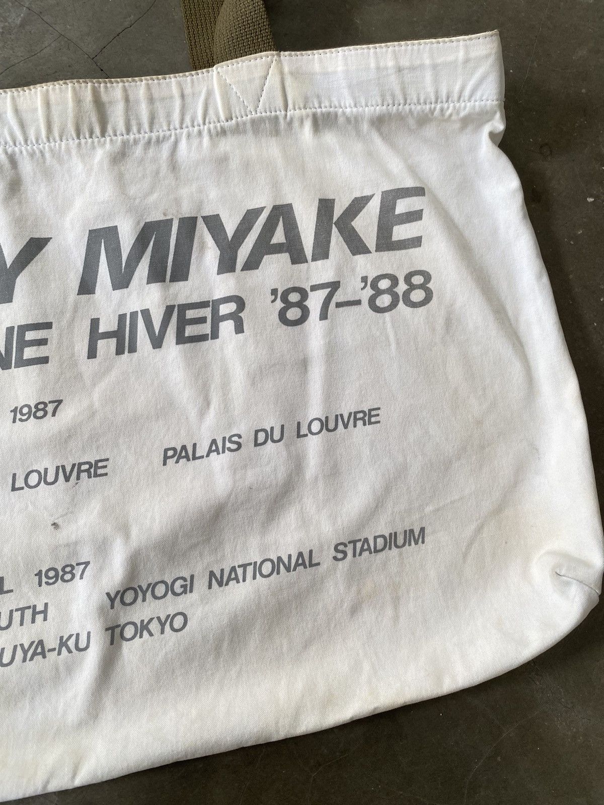 Issey Miyake AW87 Issey Miyake Tote Bag Limited Release Paris Tokyo Size ONE SIZE - 3 Thumbnail