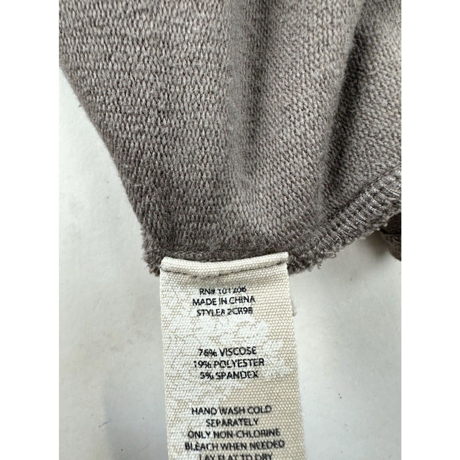 Soft Surroundings Soft Surroundings Shirt Womens Small Brown 3/4 Sleeve Pullover Hoodie Top Size S / US 4 / IT 40 - 6 Thumbnail