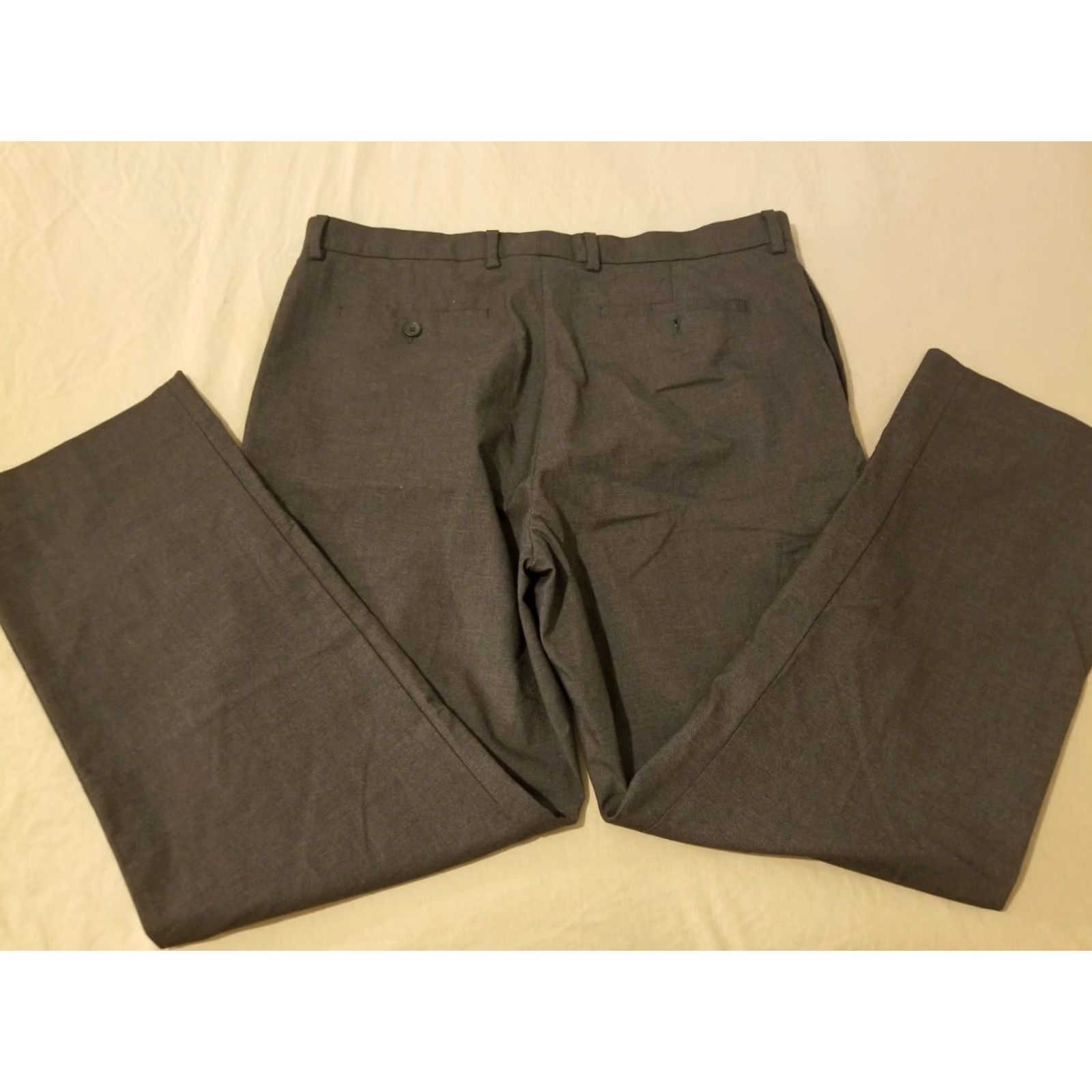 Banana Republic VINTAGE Banana Republic Mens Dress Pants 38x32 Gray Wool Chino Trousers Slack Pants Mens Size US 38 / EU 54 - 2 Thumbnail