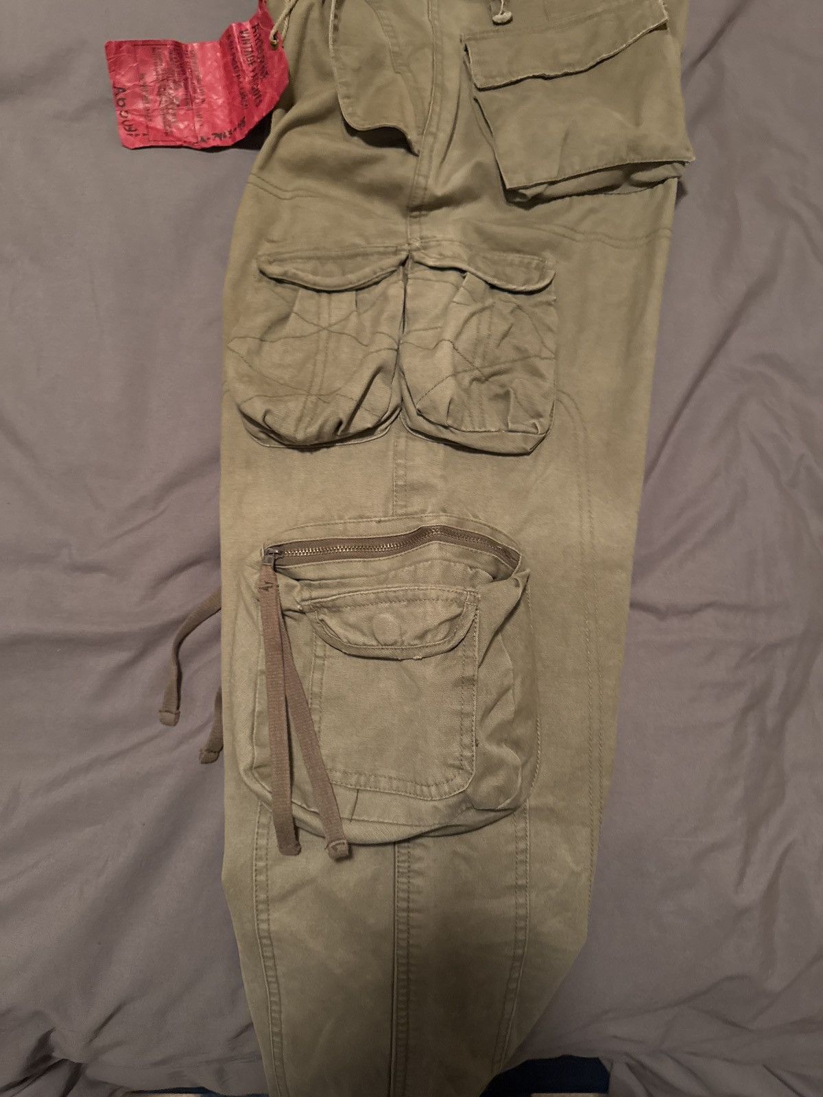 Abercrombie & Fitch × Vintage Abercrombie & Fitch 6oz Airborne Cargo Fatigues Size US 29 - 5 Thumbnail