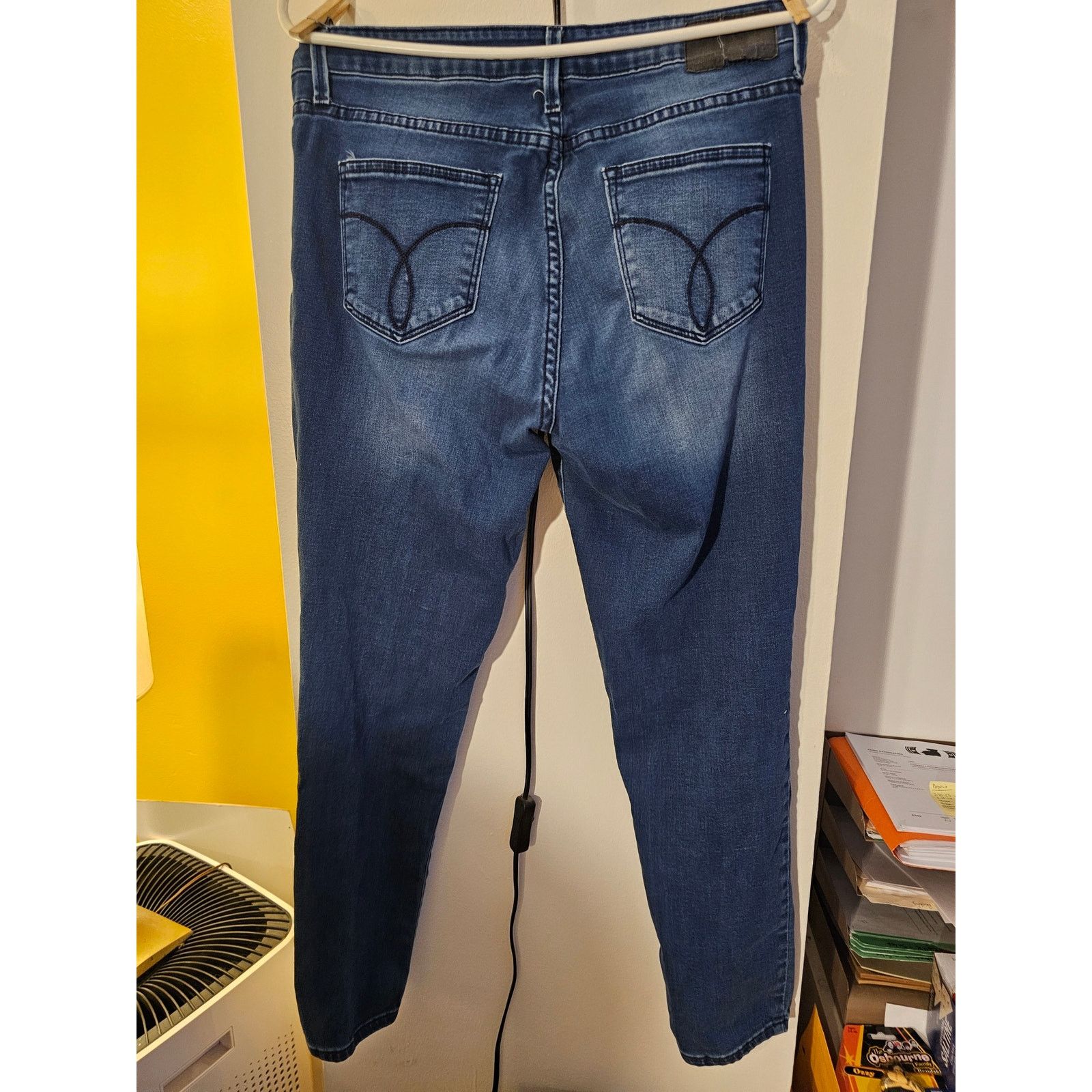 Calvin Klein Calvin Klein Blue Jeans/Legging - Women's 31 Regular Size 31" - 4 Thumbnail