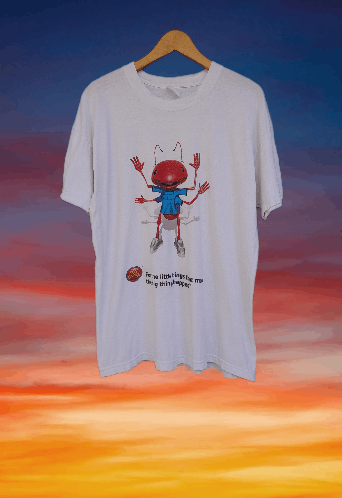 Arts & Science Vintage 90s Ant Post Office Quote art t-shirt Size US L / EU 52-54 / 3 - 1 Thumbnail