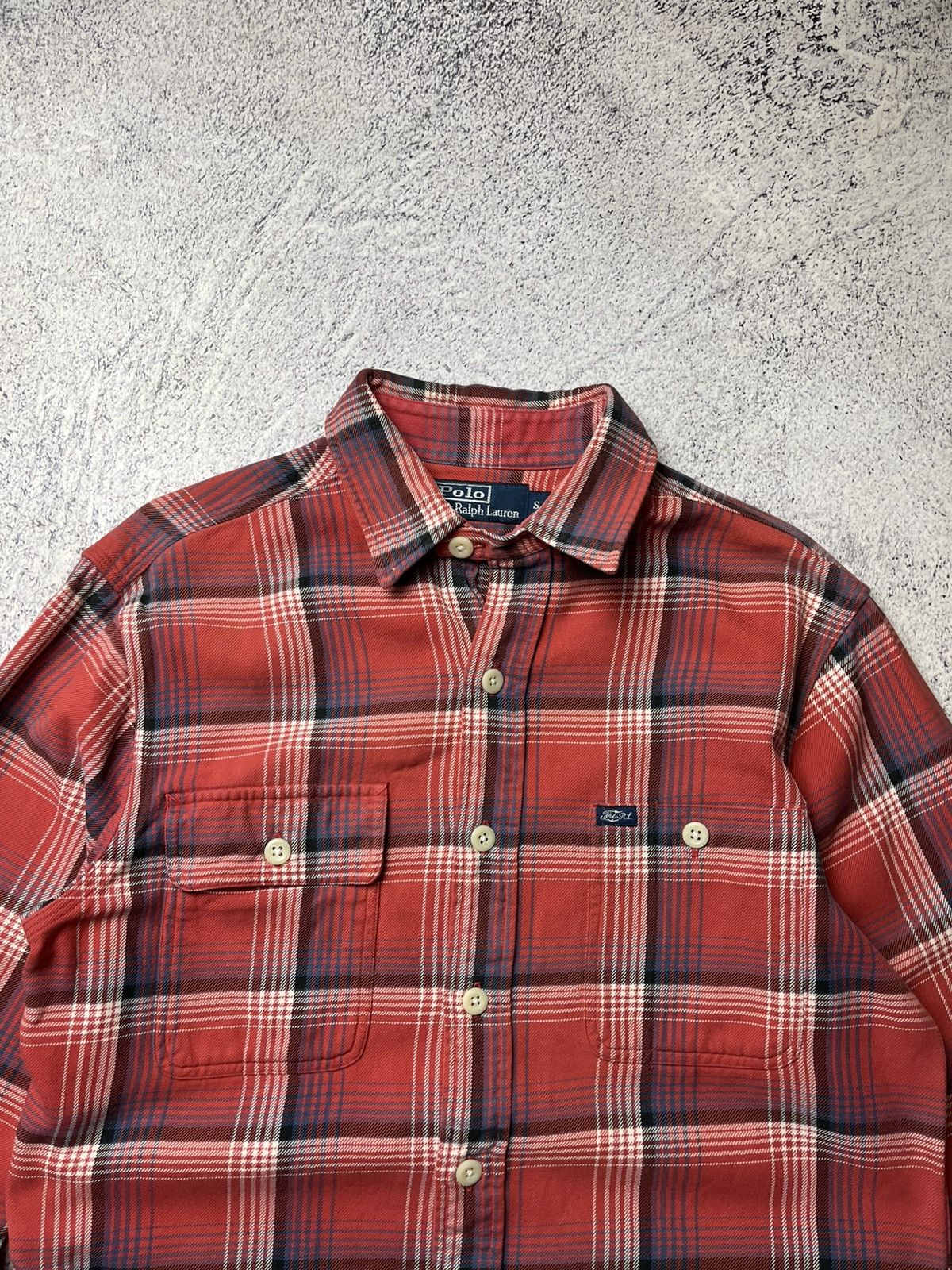 Flannel Men’s Vintage Polo Ralph Lauren Shirt luxury Y2K Size US S / EU 44-46 / 1 - 6 Thumbnail