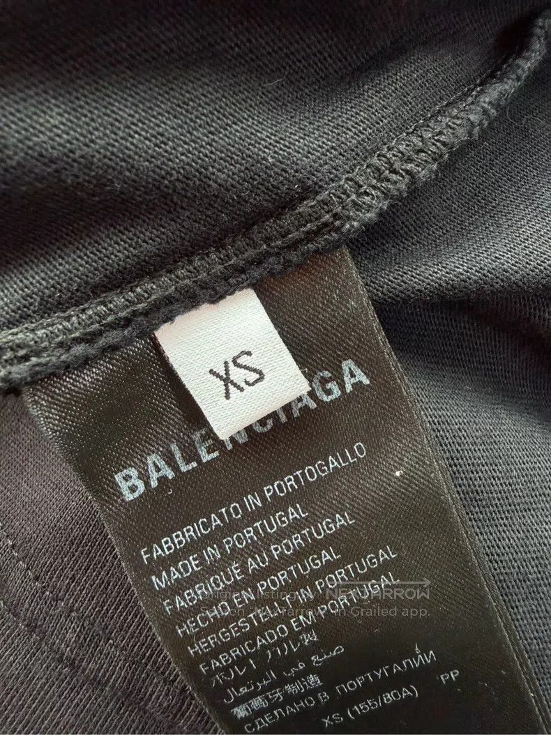 Balenciaga Balenciaga Letter Logo Printed Crew Neck Short Sleeve T-Sh Size US XS / EU 42 / 0 - 5 Thumbnail