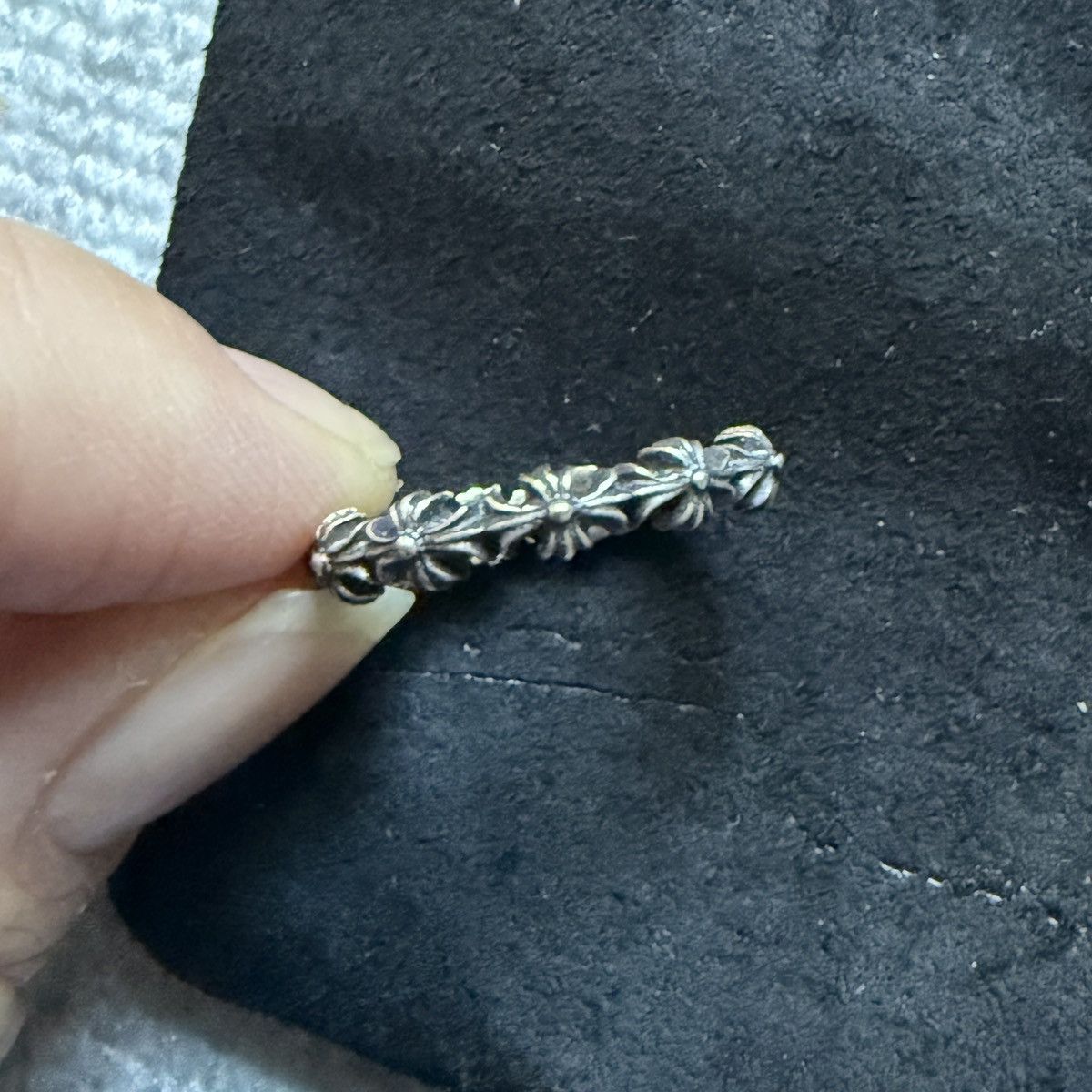 Chrome Hearts Chrome Hearts tiny e sliver ring size 6 Size ONE SIZE - 5 Thumbnail