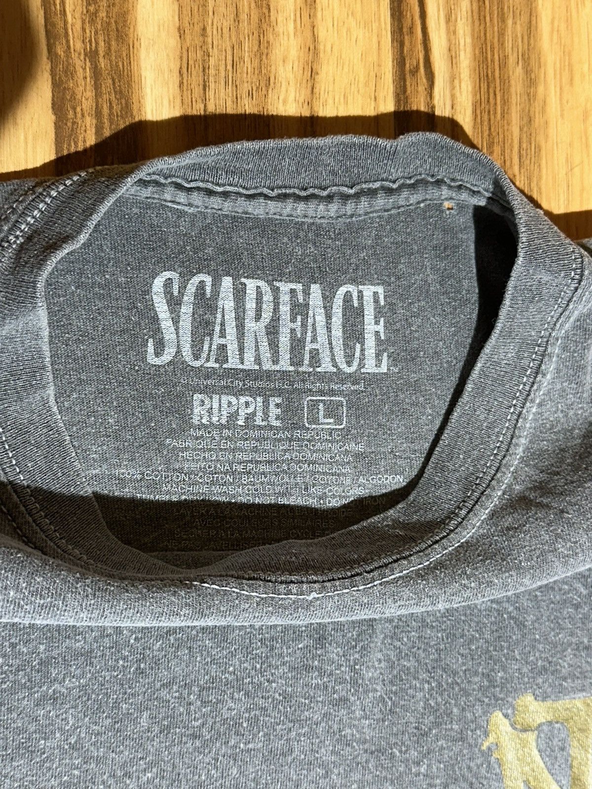 Ripple Junction Tony Montana / Scarface graphic tshirt Size US L / EU 52-54 / 3 - 4 Thumbnail
