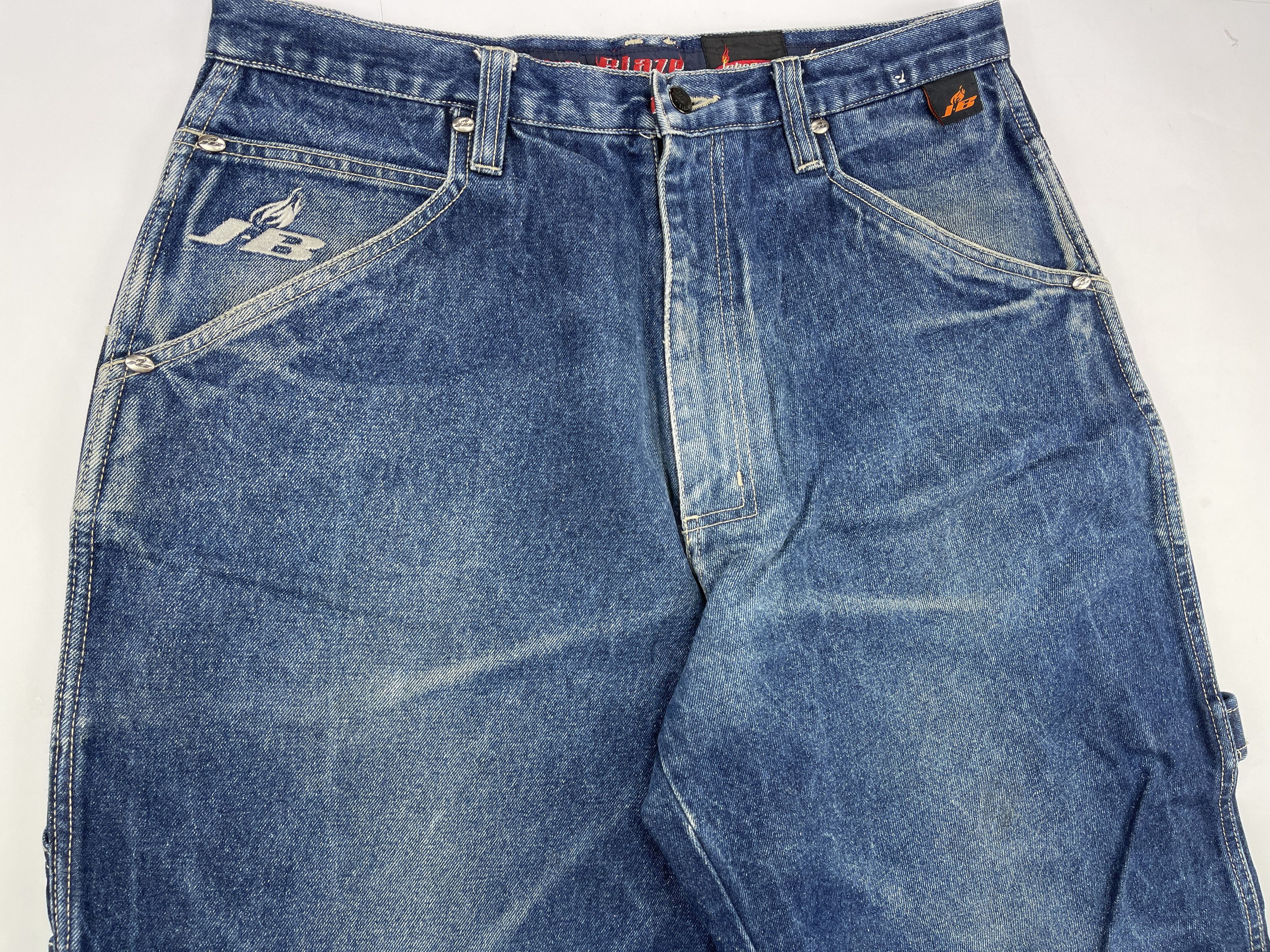 Wu-Tang Clan Johnny Blaze jeans, vintage Wu Wear baggy pants, Wu Tang 34 Size US 34 / EU 50 - 12 Thumbnail