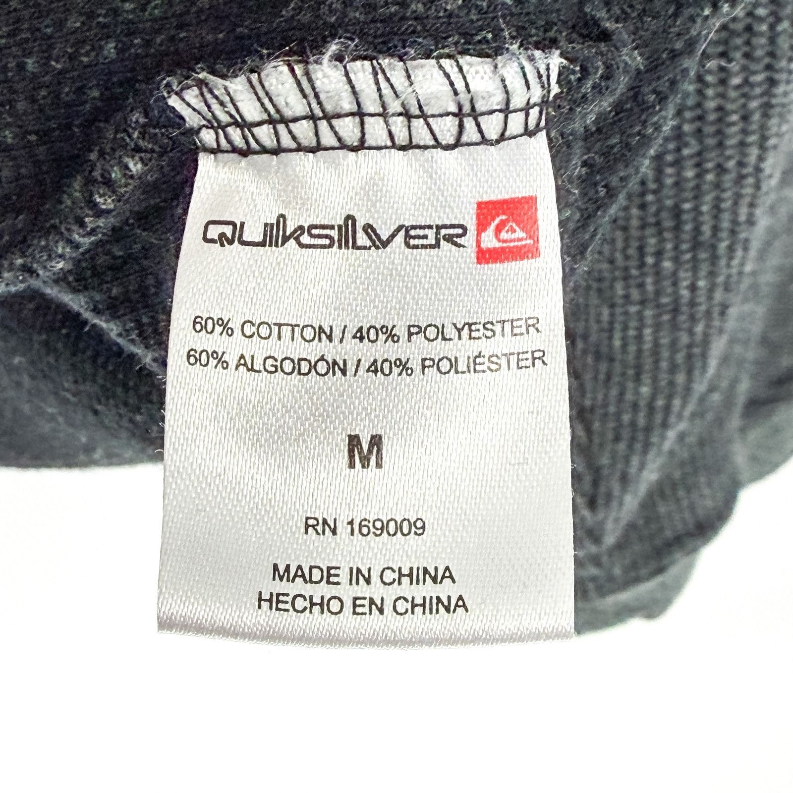Quiksilver Vintage QuickSilver Hoodie Hooded Thermal Sweater M Waffle K Size US M / EU 48-50 / 2 - 7 Thumbnail